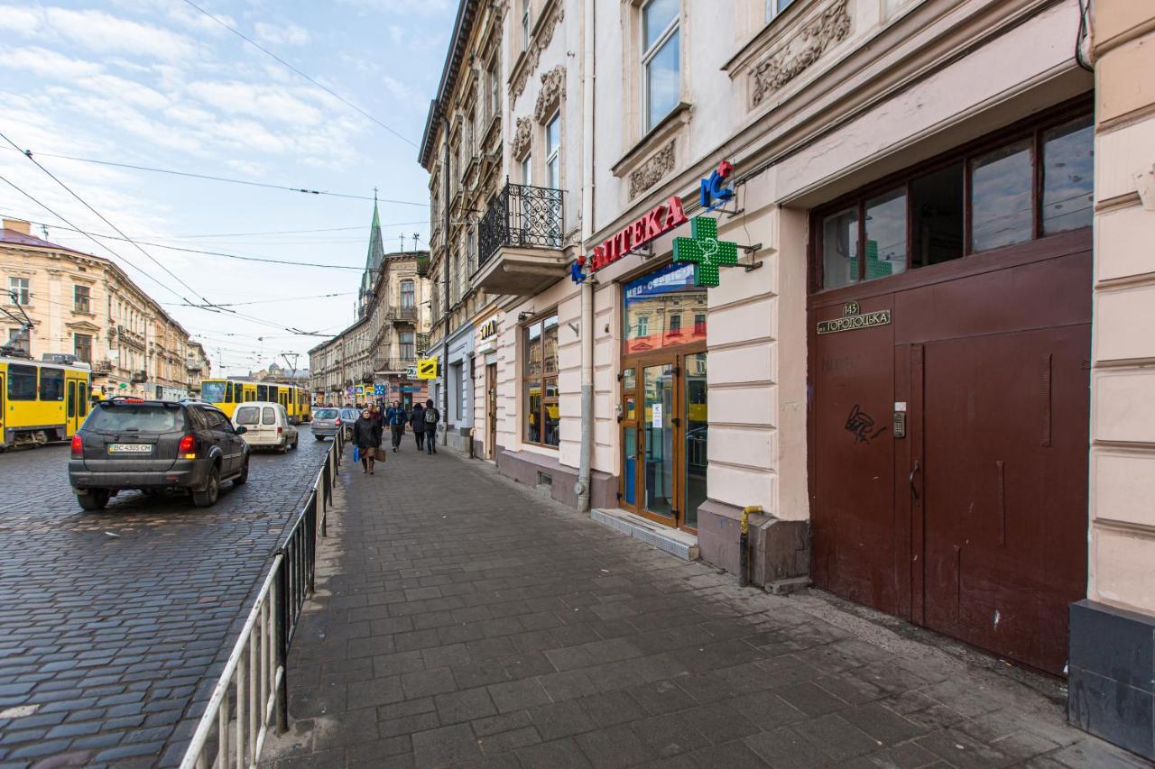 Нова Квартира Студія Біля Ж/Д Вокзалу На Вул. Городоцькій Lviv Dış mekan fotoğraf